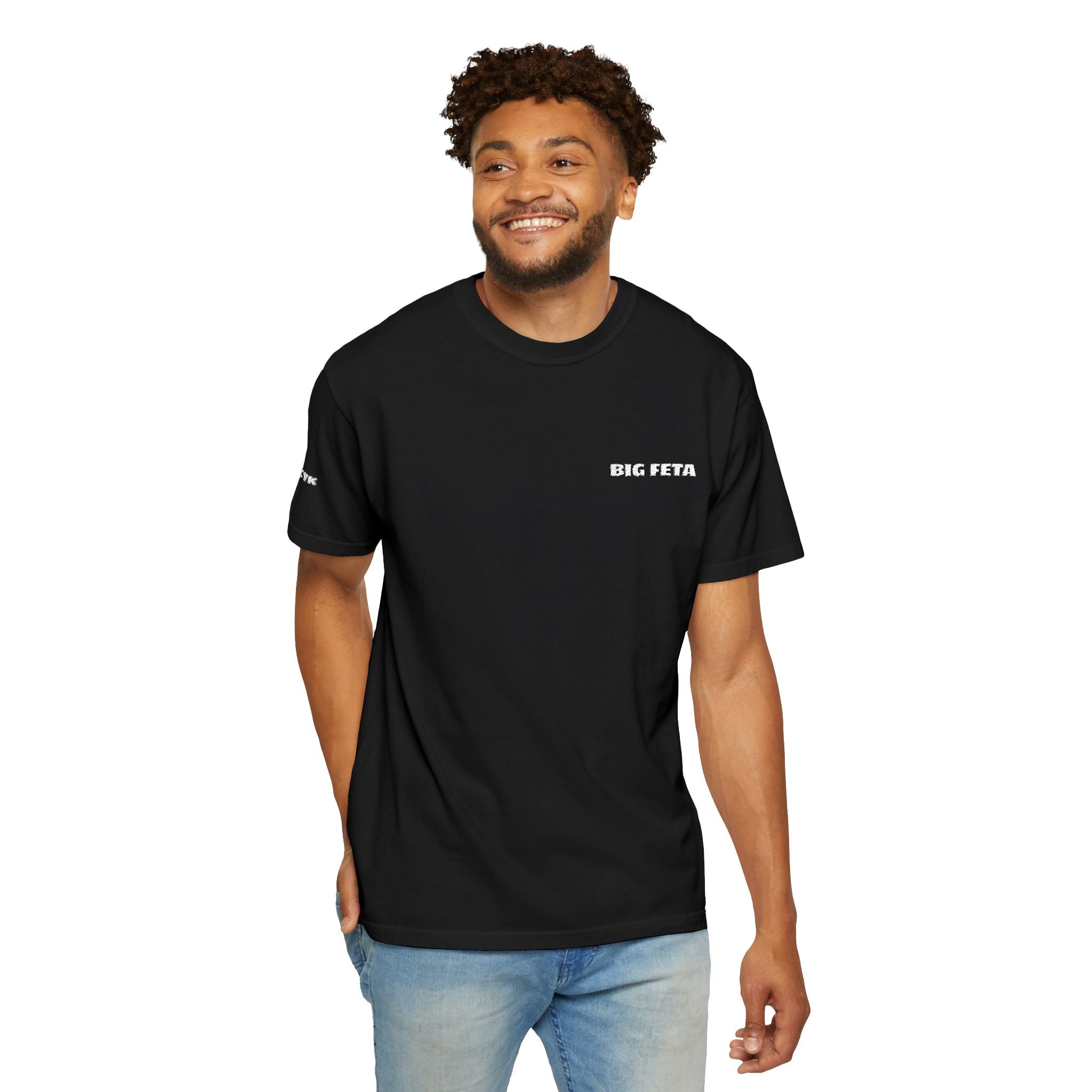 BIG FETA Tee — The Plain Black Tee