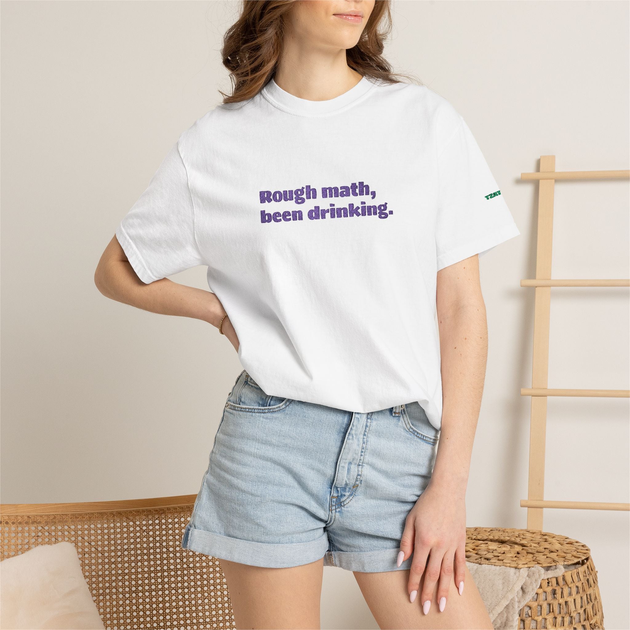Rough Math - Plain White Tee