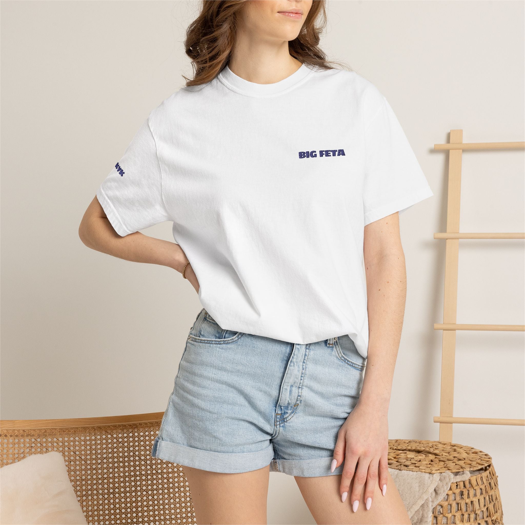 BIG FETA Tee — Minimal White Tee